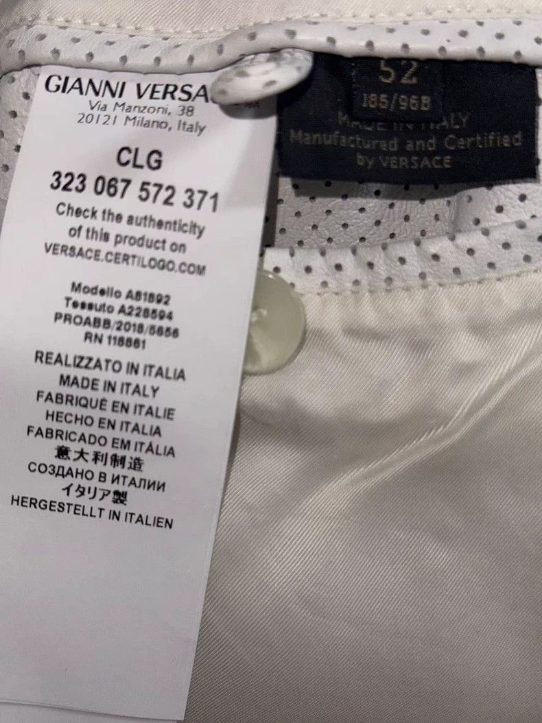 Versace Versace Lambskin spring and autumn baseball uniforms Size US L / EU 52-54 / 3 - 3 Thumbnail