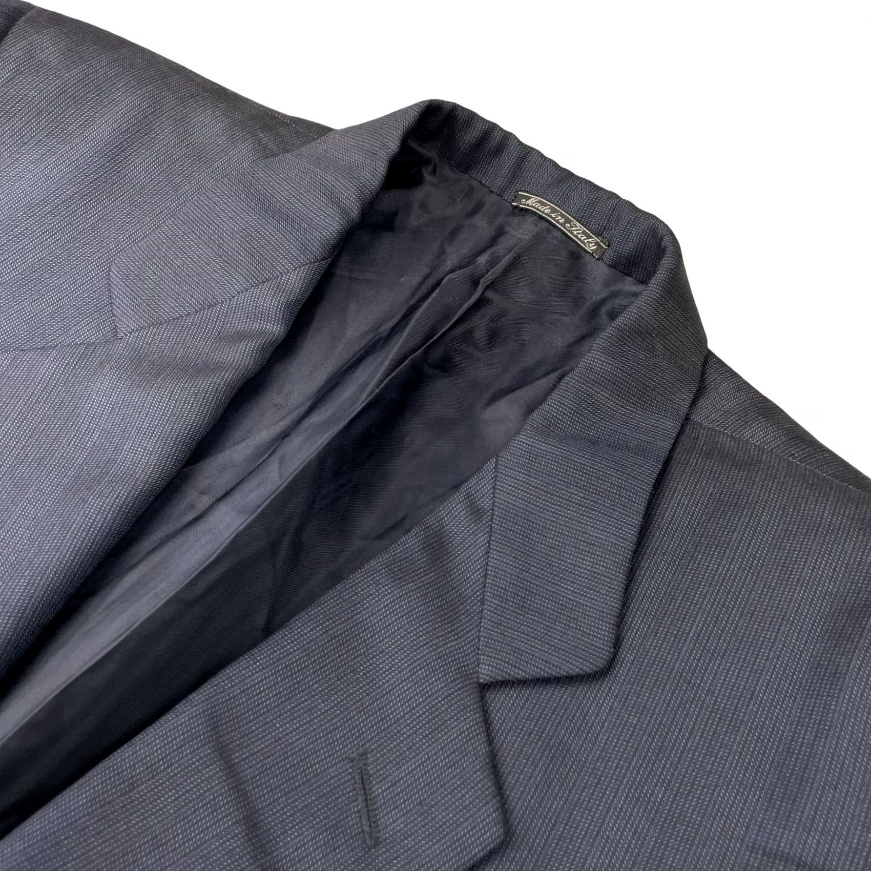 Ermenegildo Zegna VINTAGE Ermenegildo Zegna Blazer Men’s Wool/Silk 2-Button Navy Blue 42R US Italy Striped Jacket Coat Regular Mens Size 42R - 2 Thumbnail