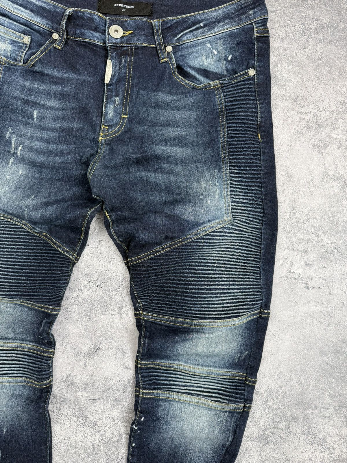 Represent Clo. Represent Biker Jeans Denim Pants Size US 32 / EU 48 - 11 Thumbnail