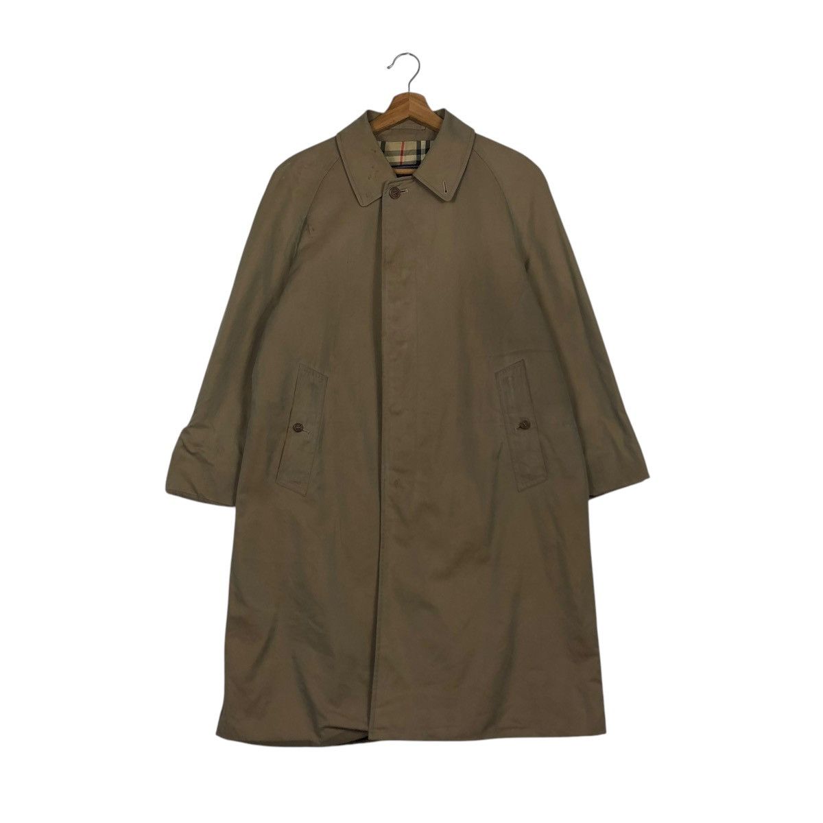 Burberry 🔥VINTAGE LONG JACKET BURBERRYS NOVA CHECK BLANKET Size US M / EU 48-50 / 2 - 4 Thumbnail