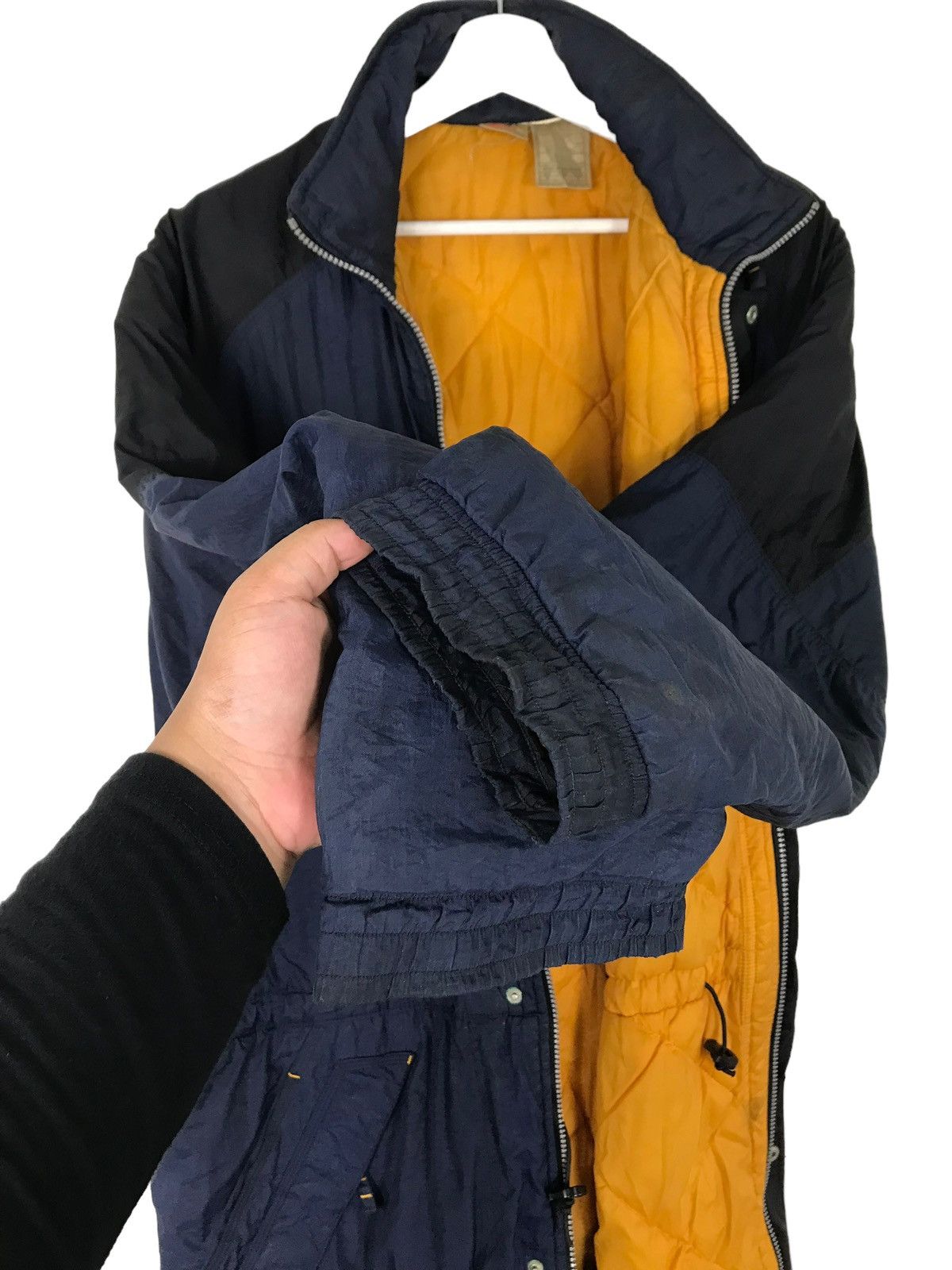 Nike 💥 1990s NIKE BIG LOGO INSULATED LONG JACKET Size US M / EU 48-50 / 2 - 9 Thumbnail