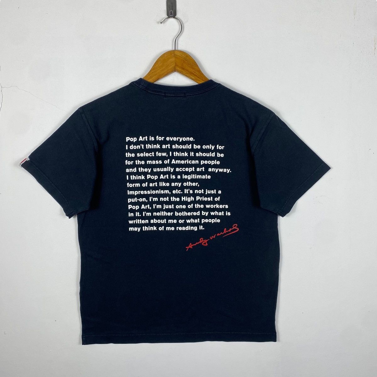 Andy Warhol Vintage 00's ANDY WARHOL Pop Art Is For Everyone Graphic Tee Size US M / EU 48-50 / 2 - 4 Thumbnail