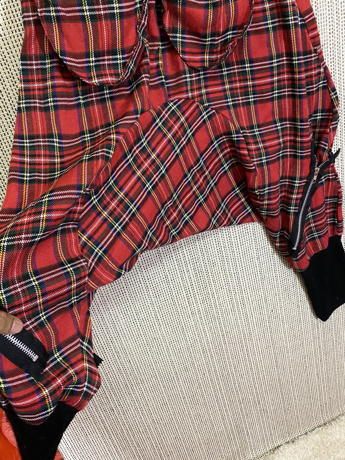 If Six Was Nine × Japanese Brand × Seditionaries ‼️ACDC RAG GOTHIC PUNK PANT MULTIZIP TARTAN‼️ Size US 28 / EU 44 - 8 Thumbnail