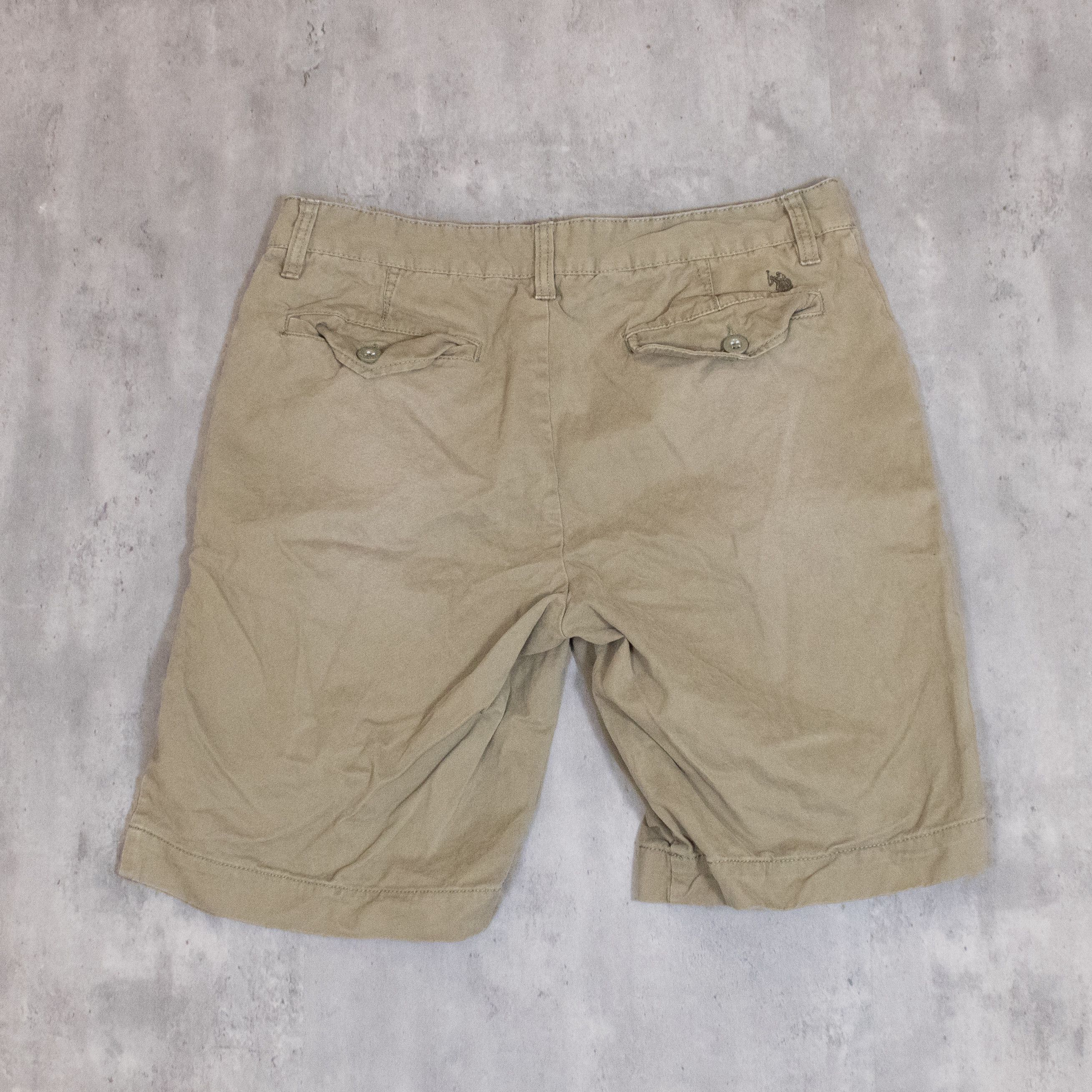 U.S. Polo Assn. Y2K 2000's USPA Sage Green Baggy Shorts Size US 34 / EU 50 - 13 Thumbnail