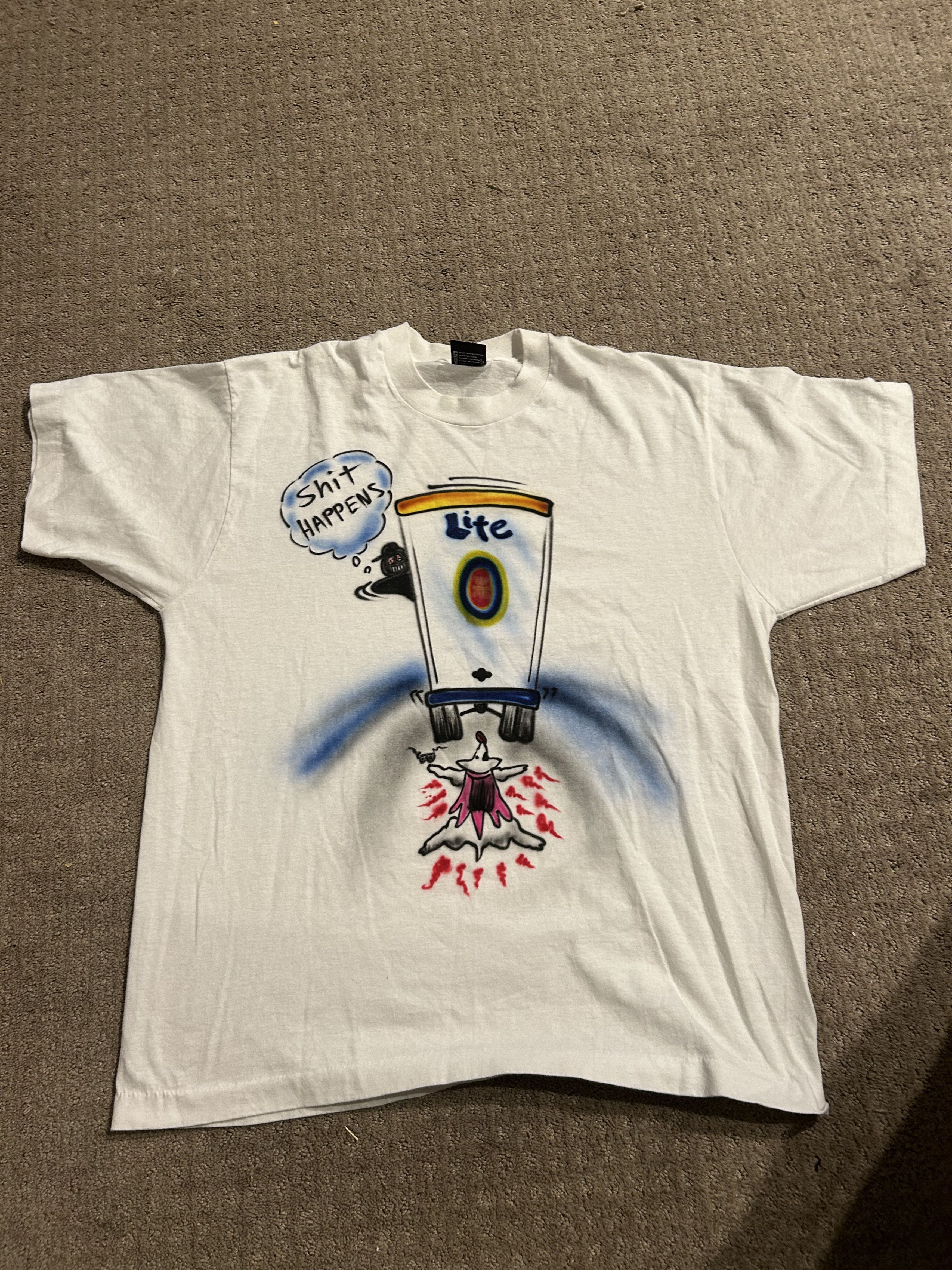 Other Vintage T-shirt Size XL Inappropriate Beer 90s Screen Stars Size US XL / EU 56 / 4 - 1 Thumbnail