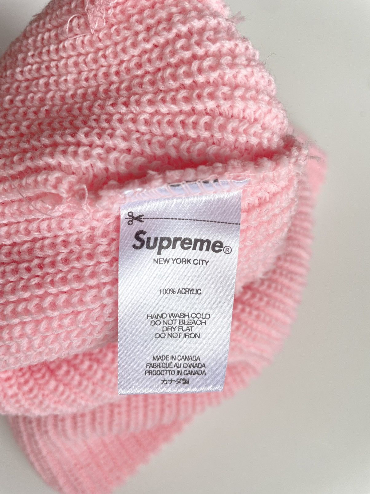 Supreme Supreme FW20Loose Gauge Beanie PINK Size ONE SIZE - 3 Thumbnail