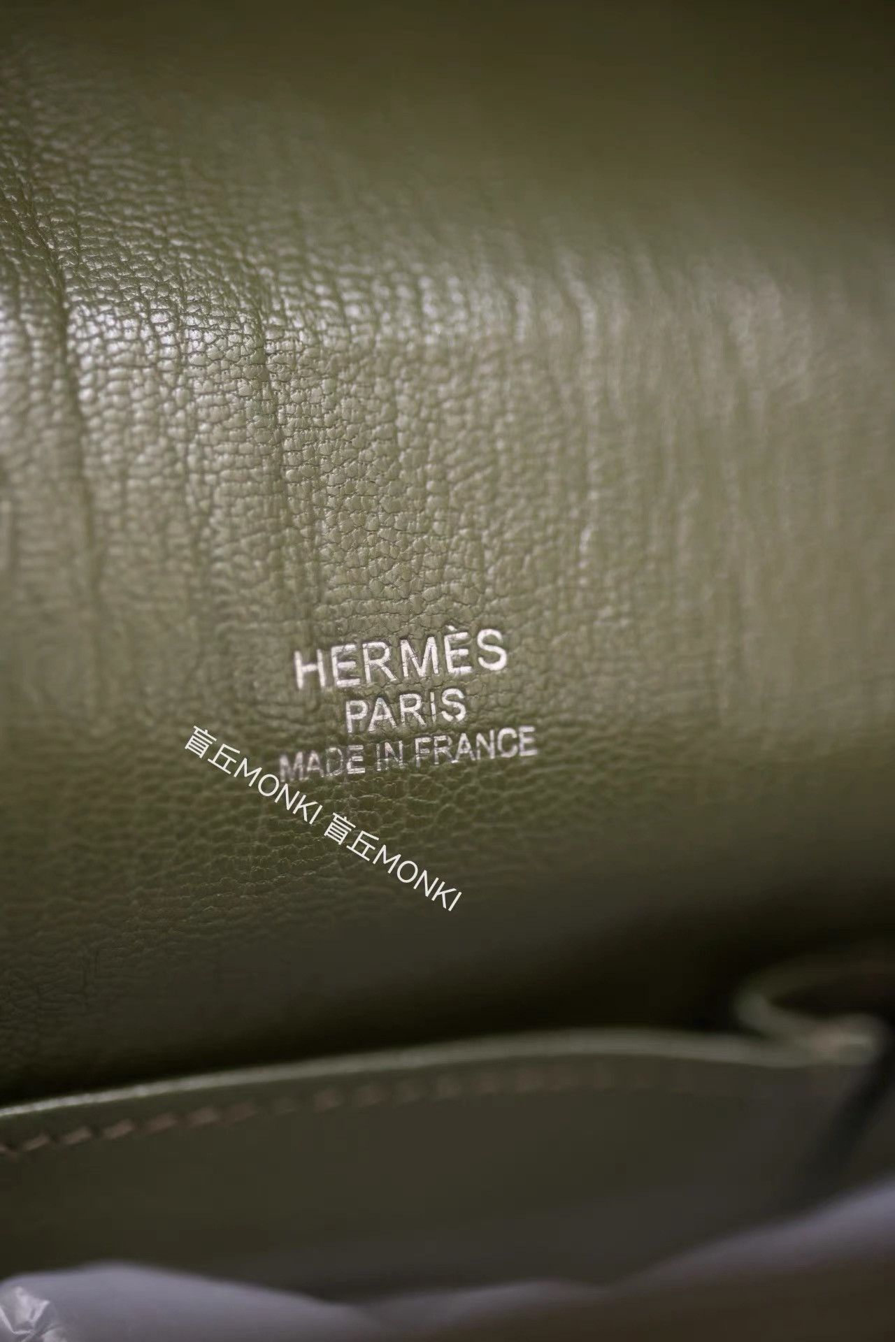 Hermes Hermès Olive Gypsy 34 Togo Messenger Crossbody K32 Size ONE SIZE - 3 Thumbnail