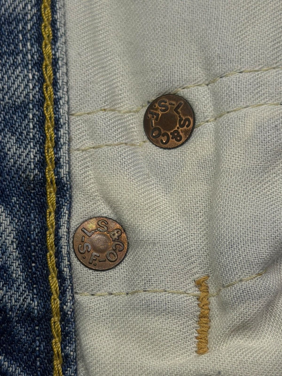 Levi's Vintage 00s Levi’s 503 Vintage Faded Denim Jeans Y2K W29 Size US 29 - 11 Thumbnail