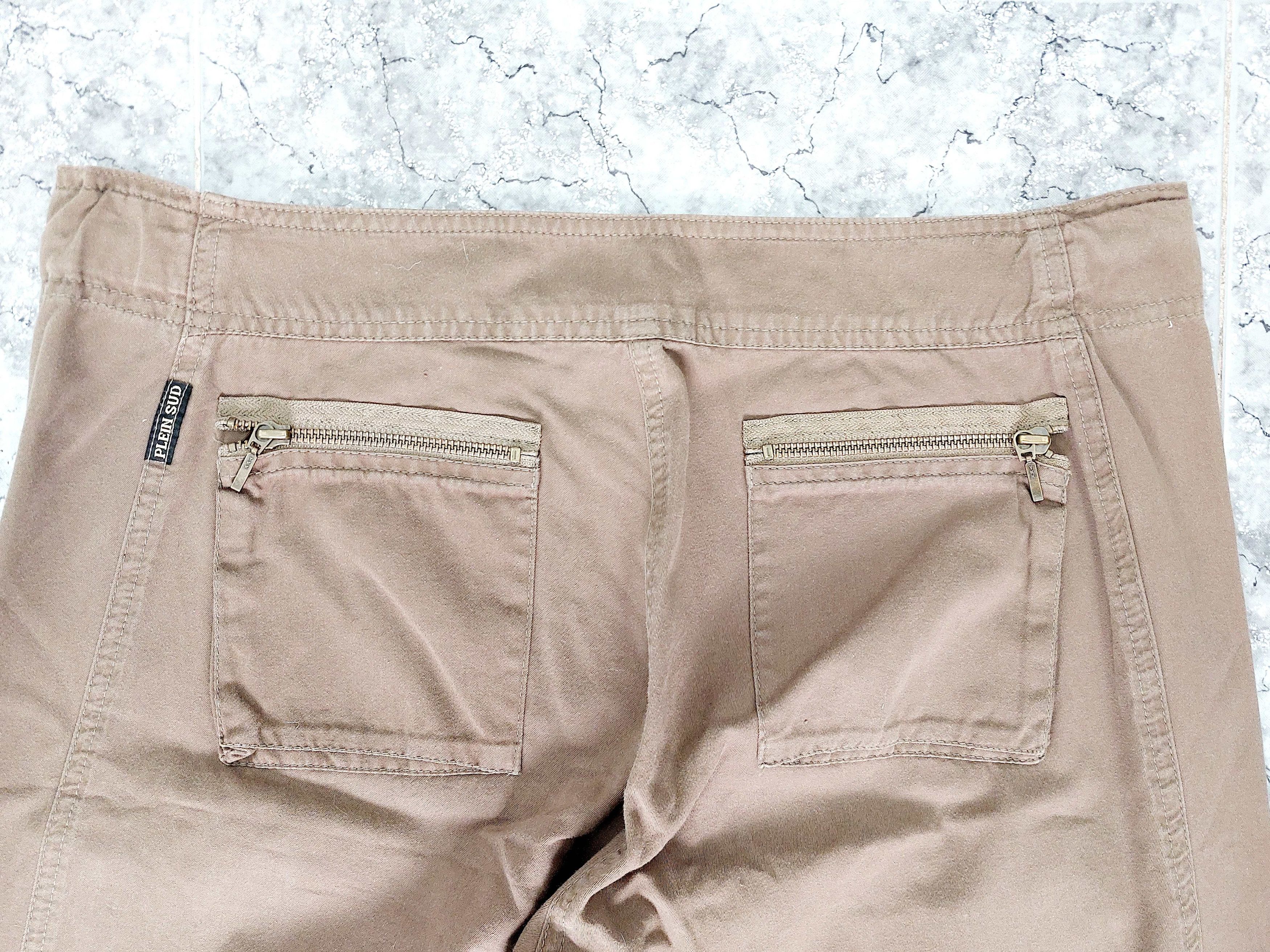 plein sud Plein Sud Multi-Zip Pocket Aviator Cargo Pants Trousers Size 34" / US 12 / IT 48 - 11 Thumbnail
