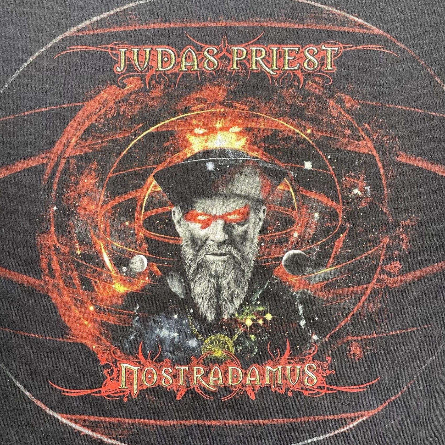 Gildan Judas Priest Nostradamus T Shirt Mens XL Black 2009 European Tour Feast Y2K Size US XL / EU 56 / 4 - 2 Thumbnail