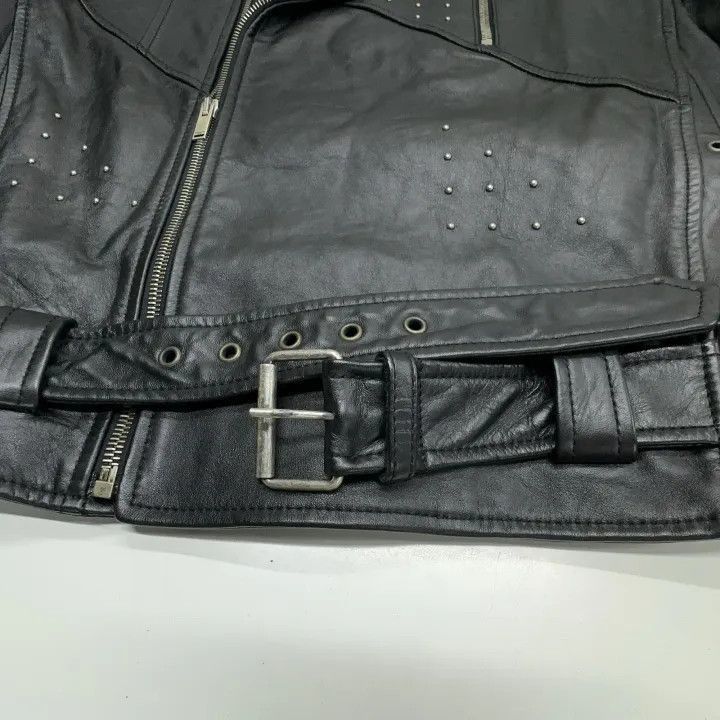 Saint Laurent Paris Saint Laurent Black Studded Leather Jacket-2507 Size US M / EU 48-50 / 2 - 5 Thumbnail