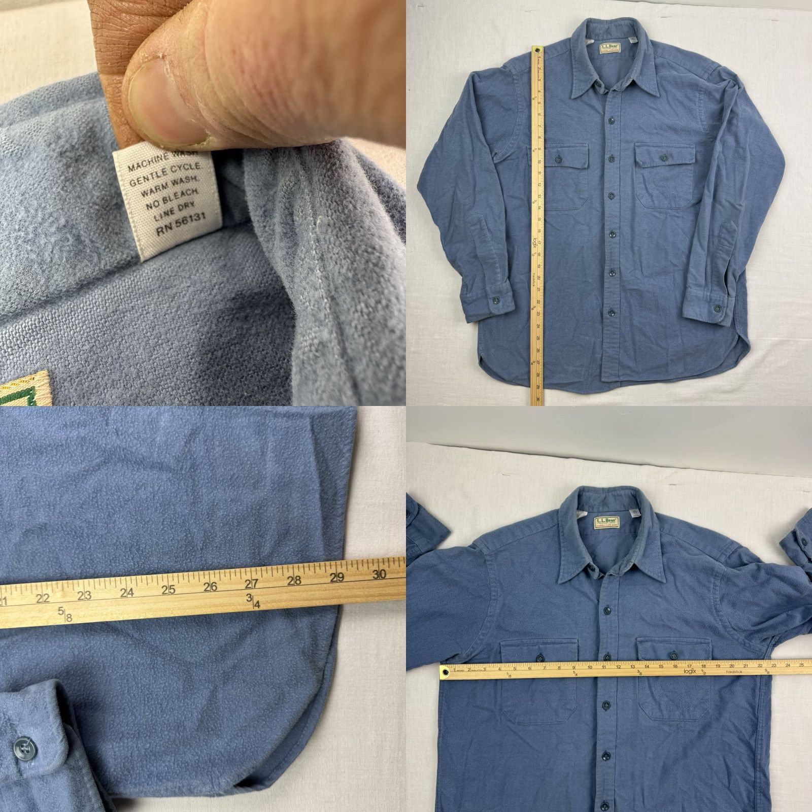 Vintage VINTAGE L.L. Bean Button-Up Shirt Adult XL Blue Outdoor Casual 90s Mens Size US XL / EU 56 / 4 - 8 Thumbnail