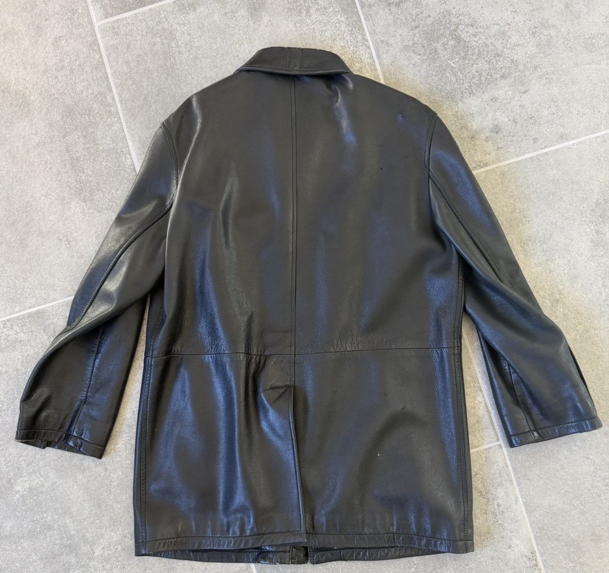 Prada Prada Leather Coat Size US M / EU 48-50 / 2 - 10 Thumbnail