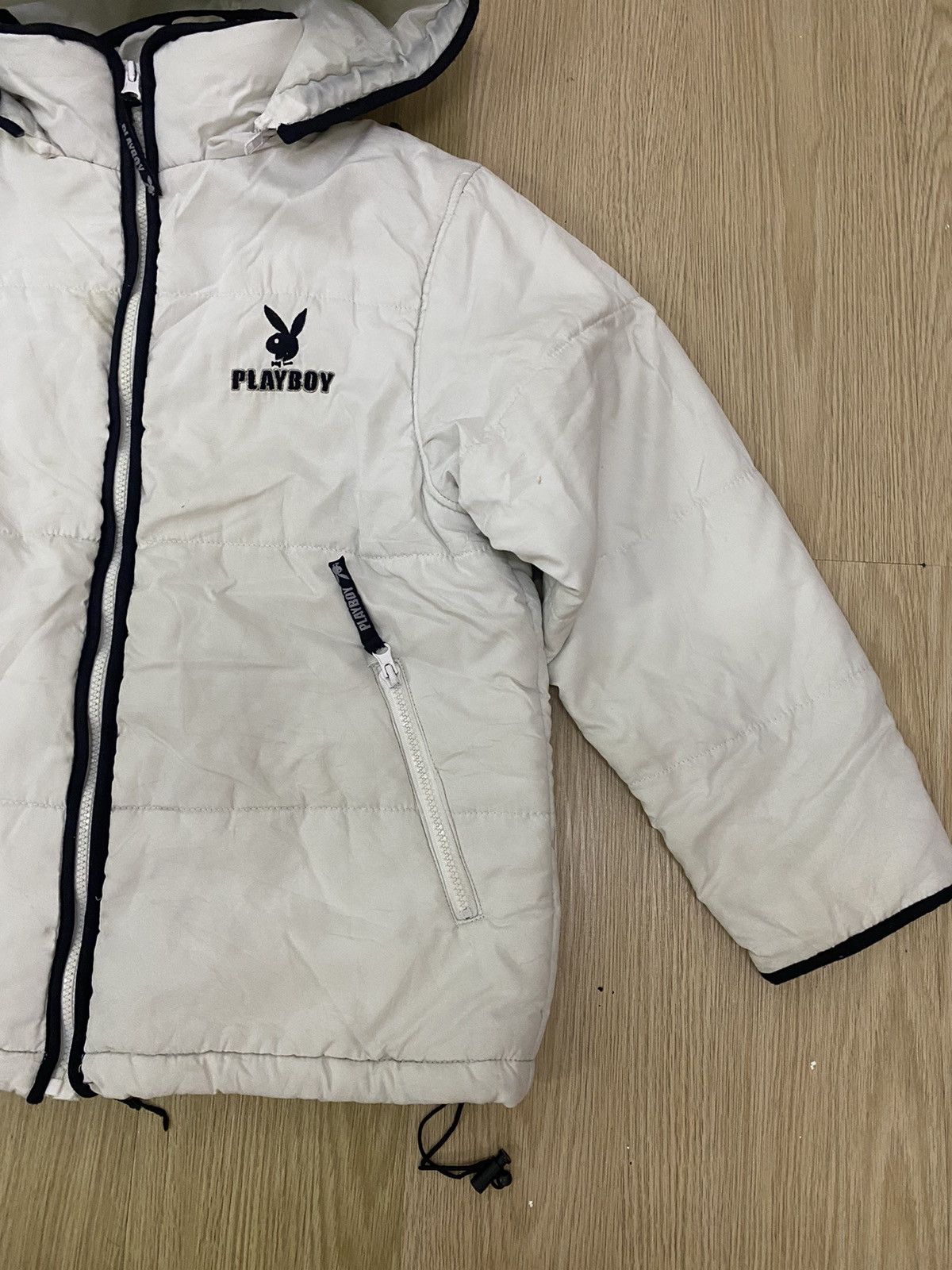 Playboy Vintage playboy white puffer jacket Size S / US 4 / IT 40 - 3 Thumbnail