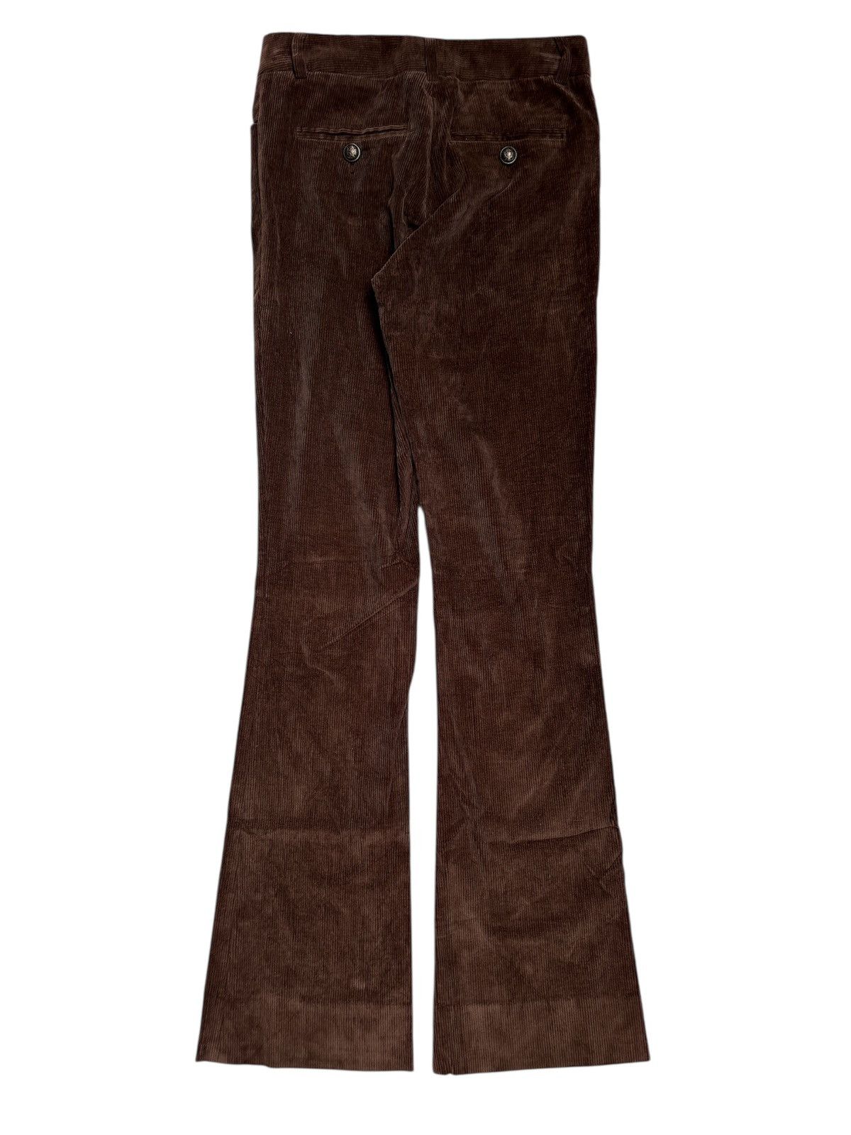 Roberto Cavalli 2000s Corduroy Flare Pants Size US 26 / EU 42 - 3 Thumbnail