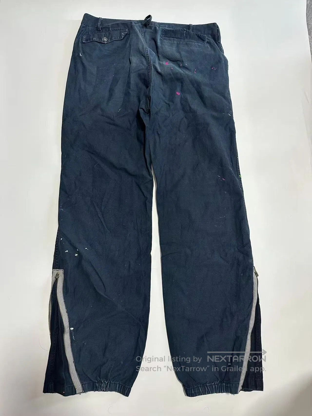 Final Home vintage pants with splatter paint design. Size US 34 / EU 50 - 2 Thumbnail