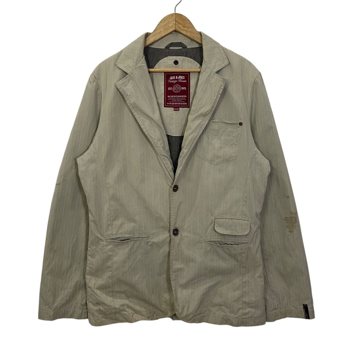 Jack & Jones Vintage Jack & Jones Spell Out Logo Jacket Size US M / EU 48-50 / 2 - 7 Thumbnail