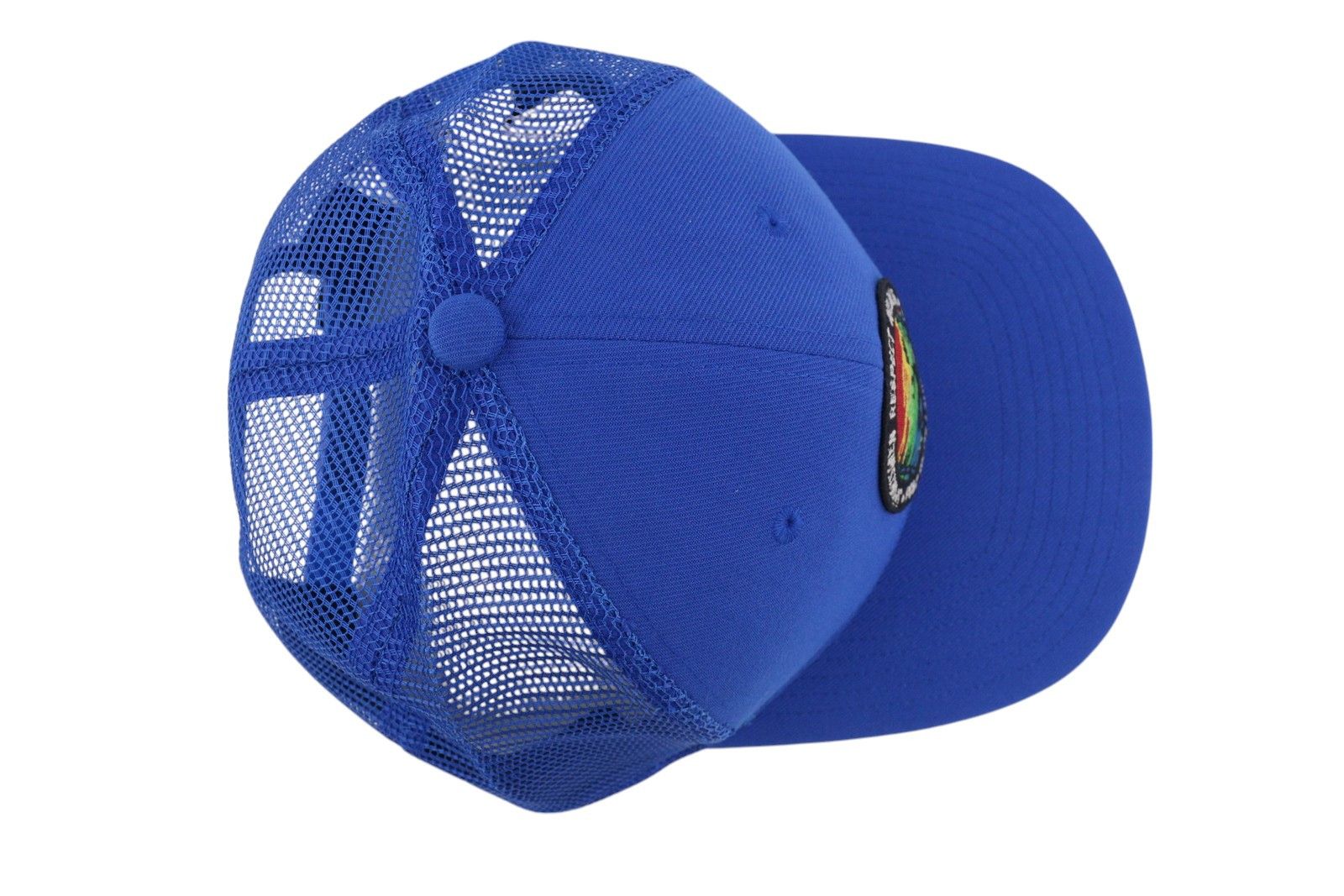 Polo Ralph Lauren HIGH CROWN 58 CM Blue Twill Trucker Snapback Cap 84669 Size ONE SIZE - 5 Thumbnail