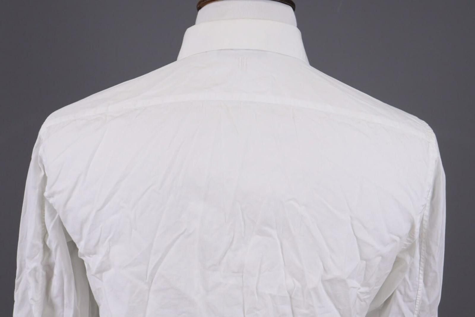 Neil Barrett Neil Barrett Slim Fit White Dress Shirt Size 16 / 41 Size US M / EU 48-50 / 2 - 12 Thumbnail