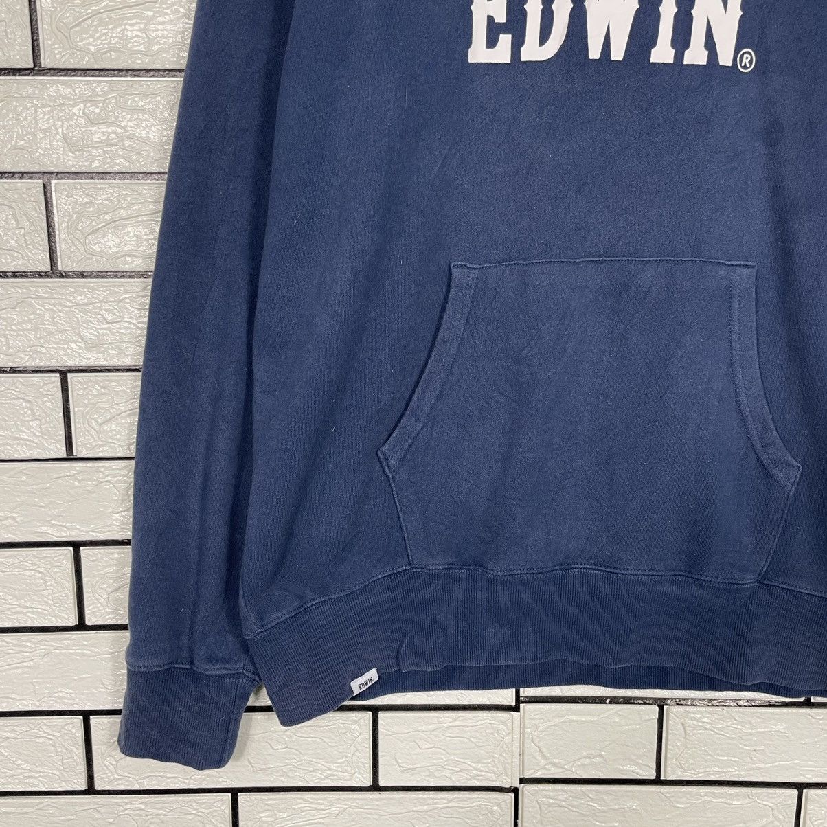 Edwin Edwin Big Logo Pullover Hoodie Size US L / EU 52-54 / 3 - 3 Thumbnail