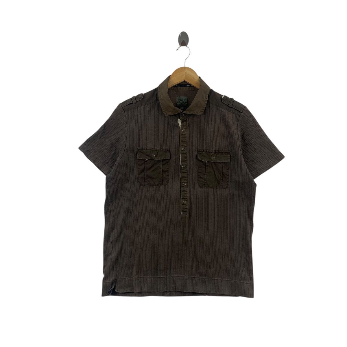 Calvin Klein Vintage CALVIN KLEIN CK New York Polo Tee Shirt Top Size XL / US 12-14 / IT 48-50 - 1 Thumbnail