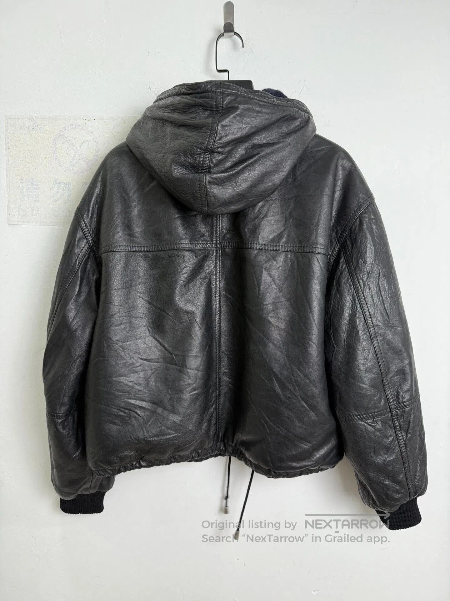 Dirk Bikkembergs black leather zip. Size US XL / EU 56 / 4 - 6 Thumbnail