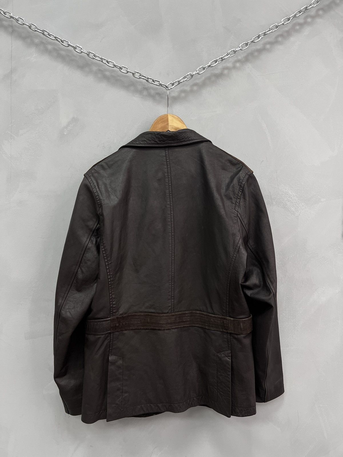 14th Addiction Rare 14thAddiction style leather blazer avant GARDE y2k Size US L / EU 52-54 / 3 - 11 Thumbnail