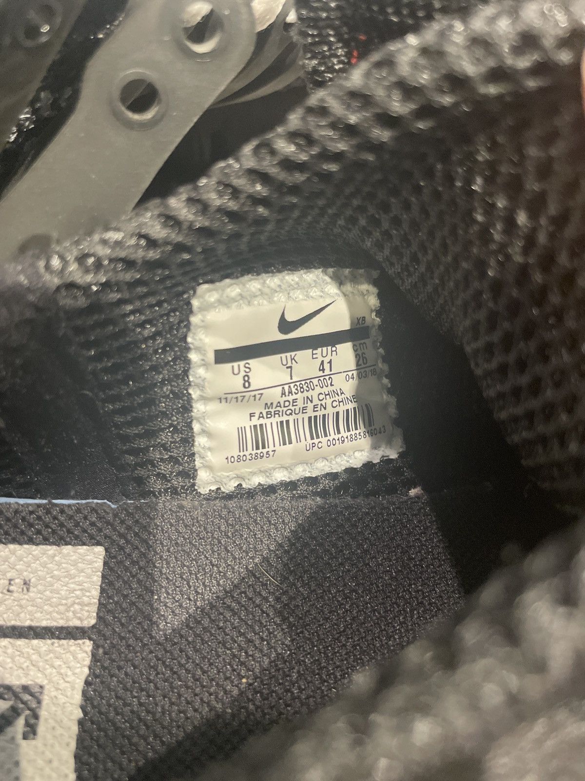 Nike × Off-White Nike x off white presto black Size US 8 / EU 41 - 6 Thumbnail