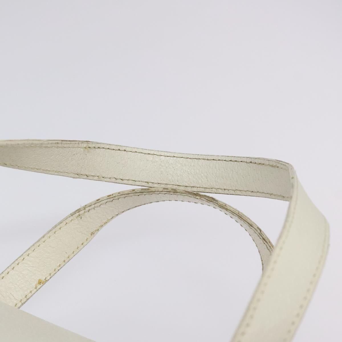 Gucci GUCCI Tote Bag Leather White Silver Size ONE SIZE - 8 Thumbnail