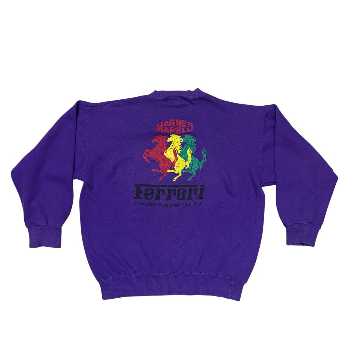 Ferrari Vintage Ferrari Big Logo Sweatshirt Size US S / EU 44-46 / 1 - 1 Thumbnail