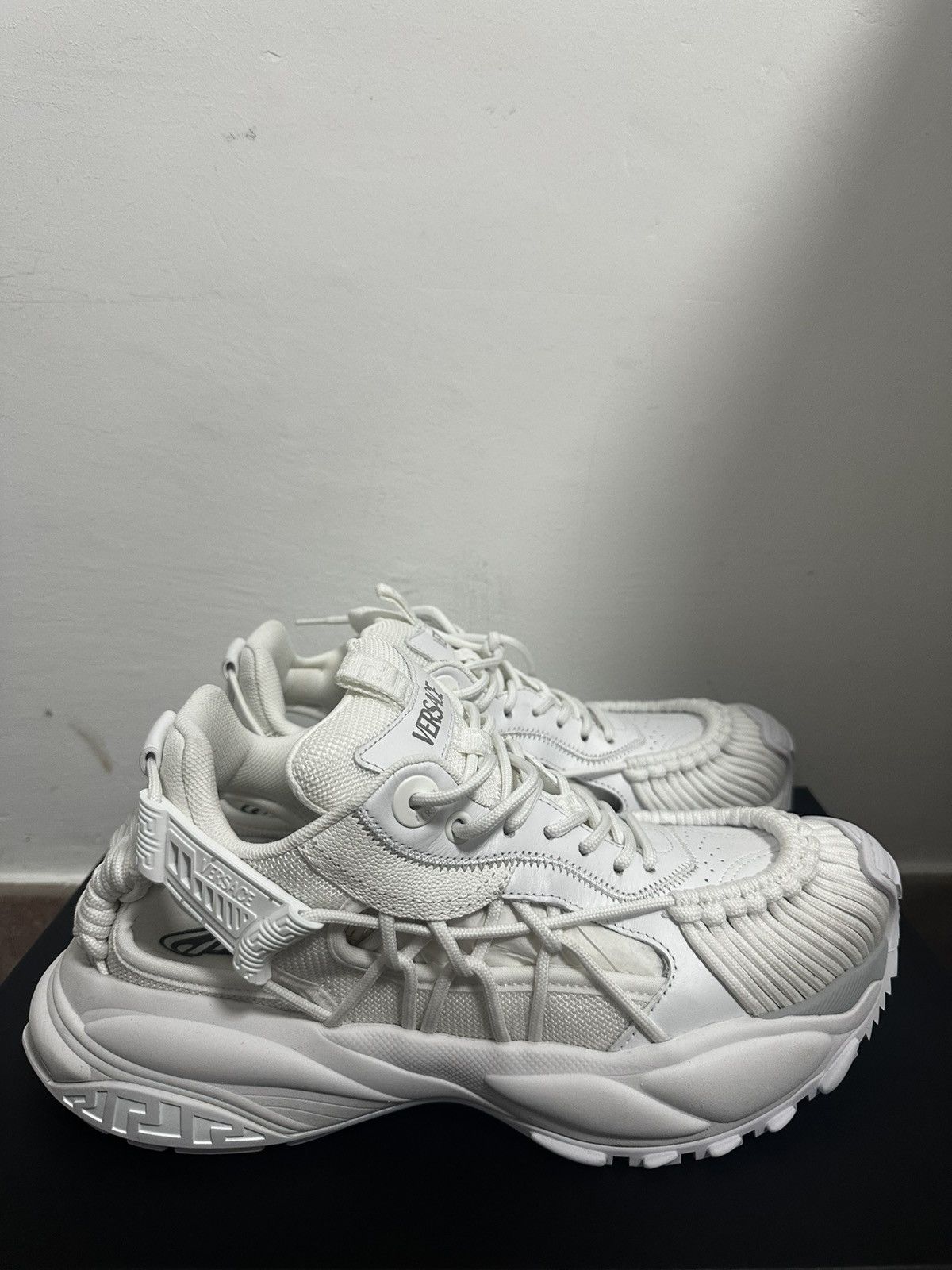 Versace Versace Mercury M_VS_01 White Sneakers Size US 7 / EU 40 - 4 Thumbnail