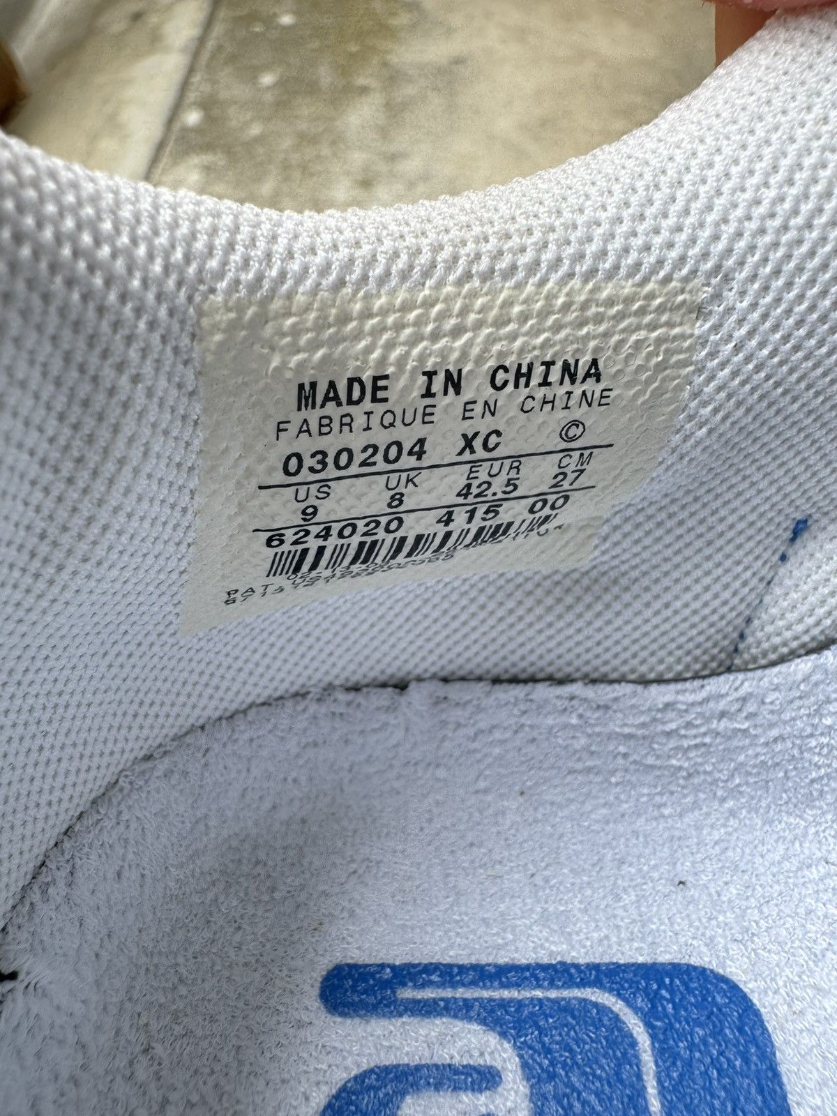 Nike 2003 NIKE AIR FORCE 1 LOW “UNIVERSITY UNC BLUE CANVAS” Size US 9 / EU 42 - 9 Thumbnail