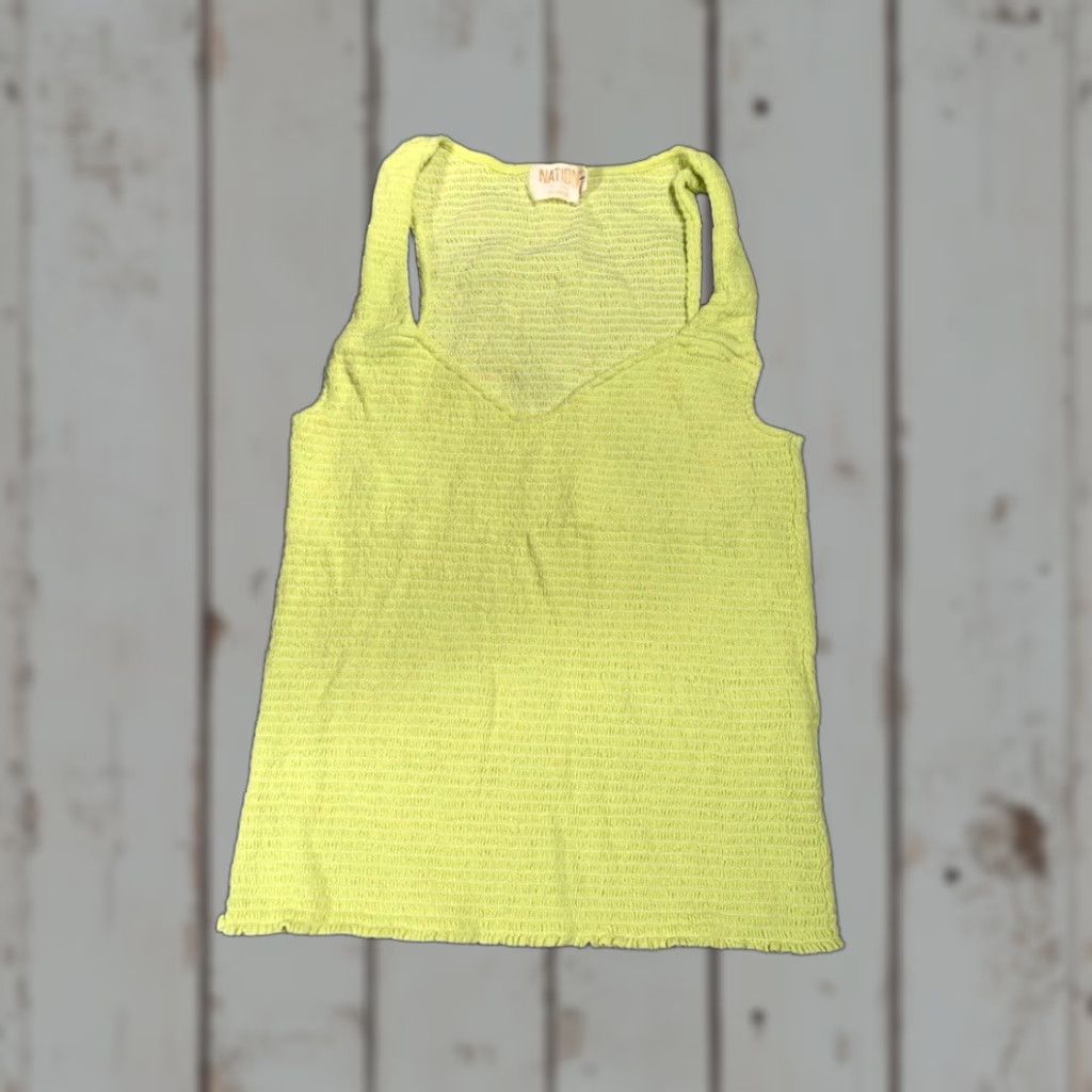 Nation LTD Nation LTD Tank Top Women S Small Lime Green/yellow Green Tank S Womens (Green) Size S / US 4 / IT 40 - 1 Thumbnail