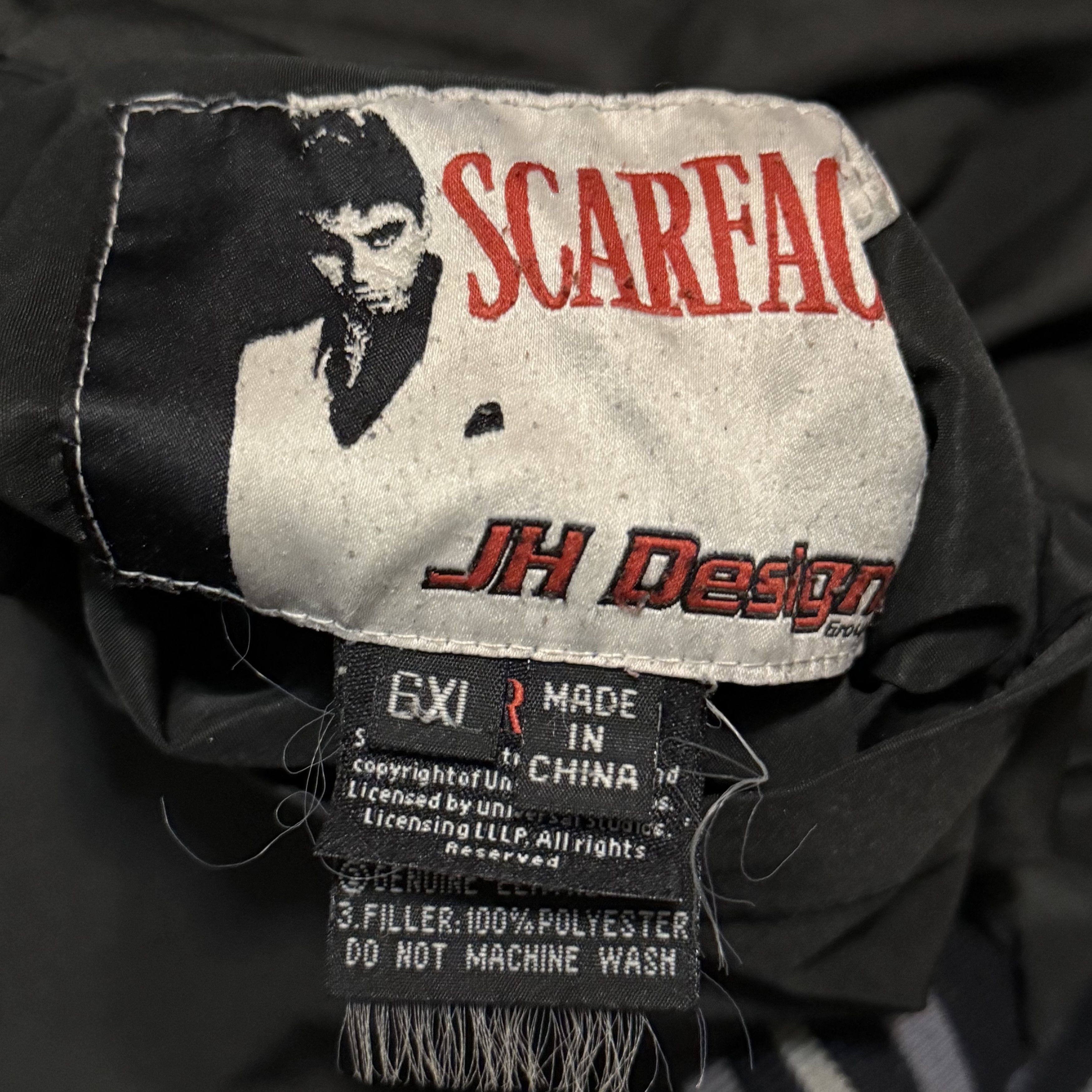 JH Design Vintage Scarface JH Designer Racing Jacket 6XL (Fits 3XL) Size US XXL / EU 58 / 5 - 8 Thumbnail