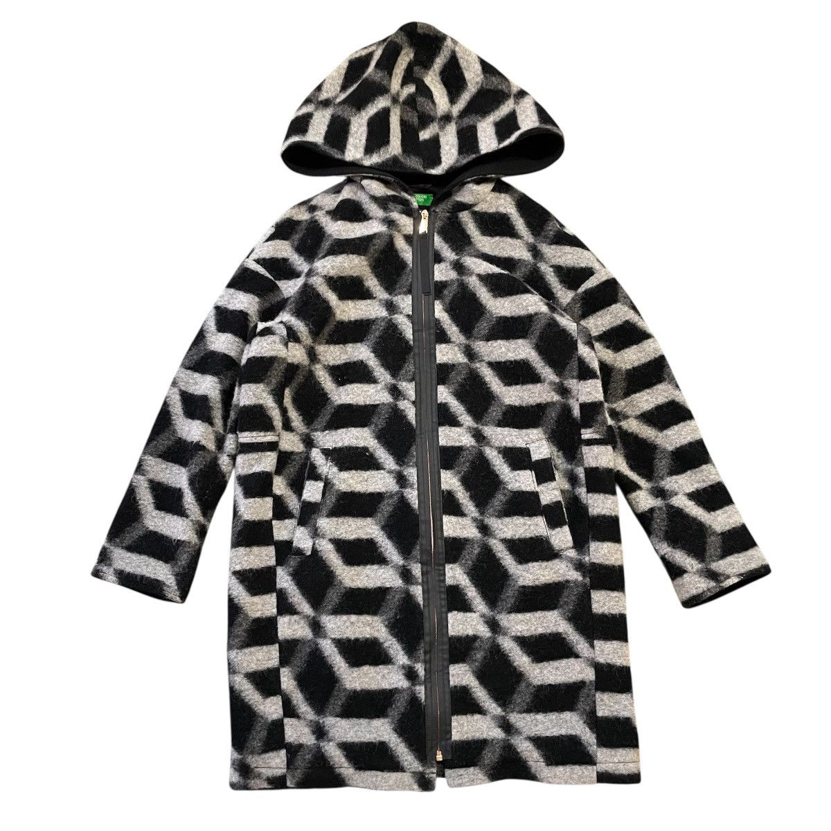 United Colors of Benetton Hooded Overcoat