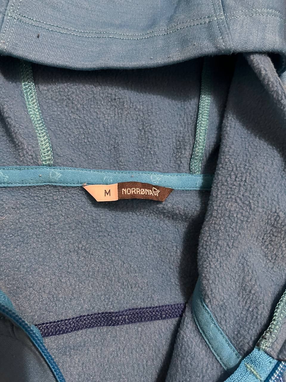 Norrona × Vintage Norrona casual zip fleece hoodie 90's vibe Size US M / EU 48-50 / 2 - 3 Thumbnail