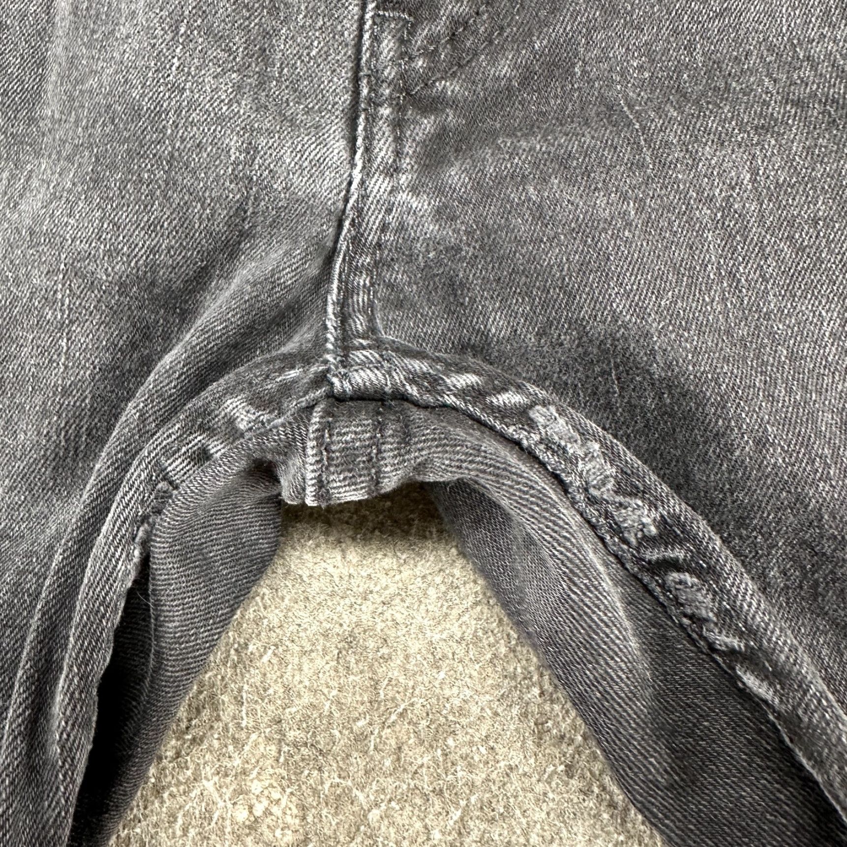 Levi's Levi's 502 Jeans Men 30x32 Black Tapered Leg Stretch Denim Modern Fit Regular Dark Wash Size US 30 / EU 46 - 3 Thumbnail