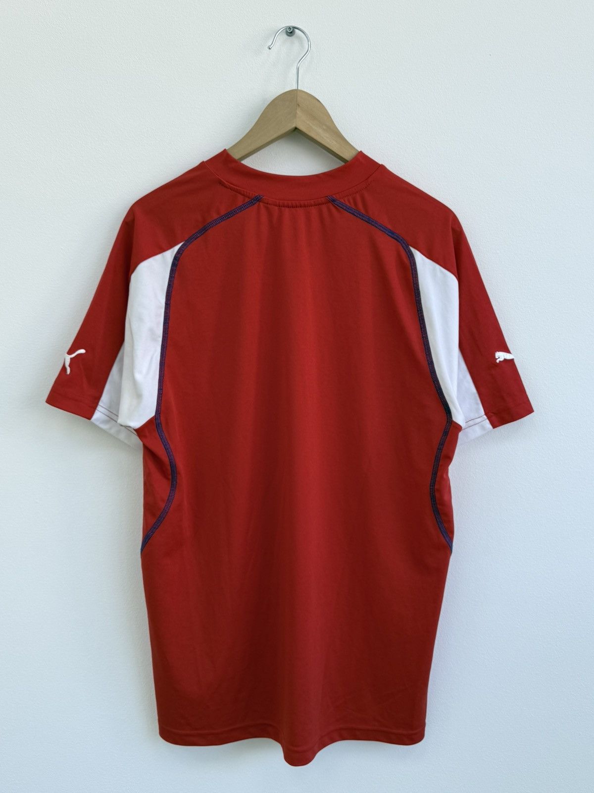 Puma 2003/2004 Czech Republic Puma Jersey Blockcore Size US XL / EU 56 / 4 - 4 Thumbnail