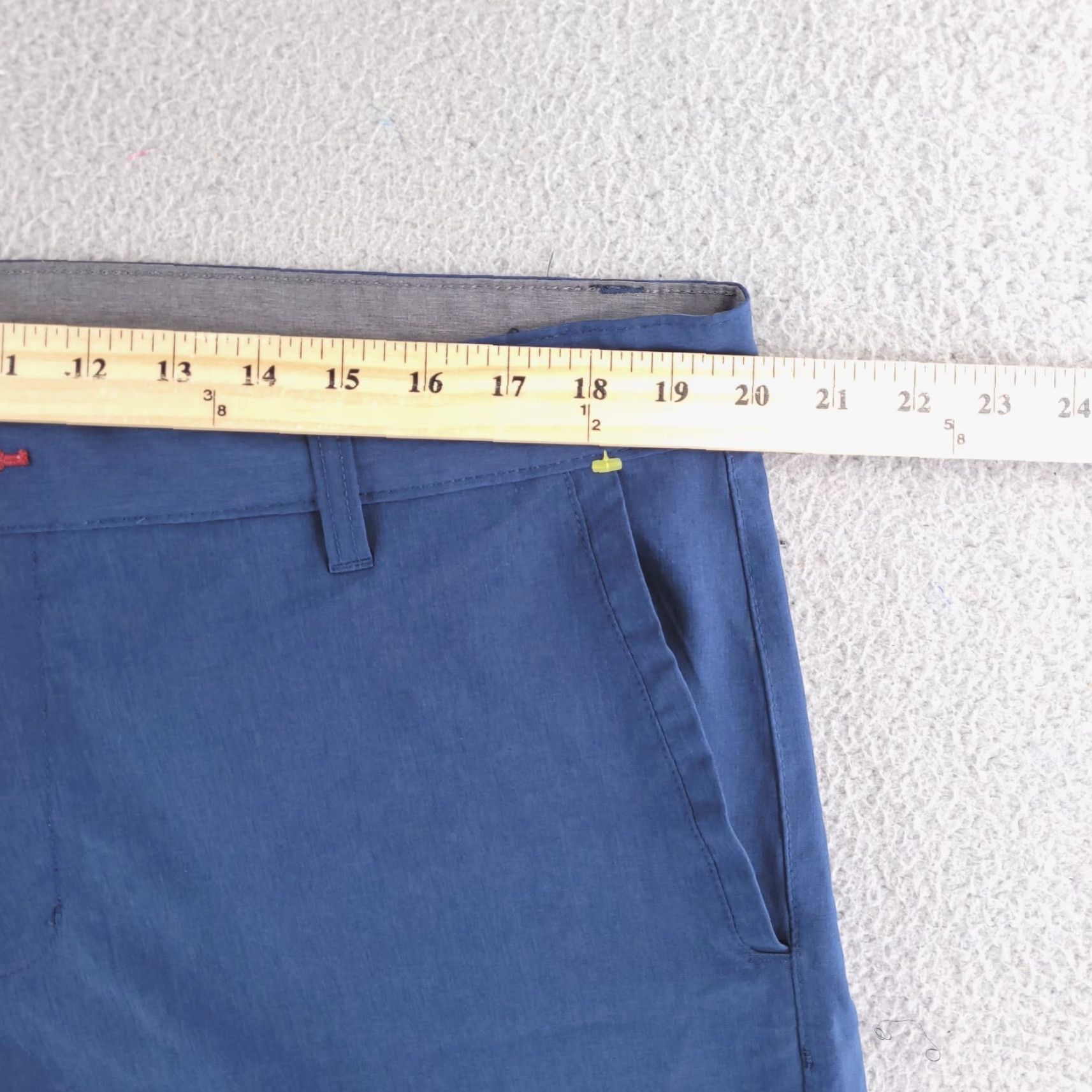 Vintage 17th Street Shorts Mens 40 Blue Hybrid Chino Casual Swim Shirt? Size US 40 / EU 56 - 7 Thumbnail