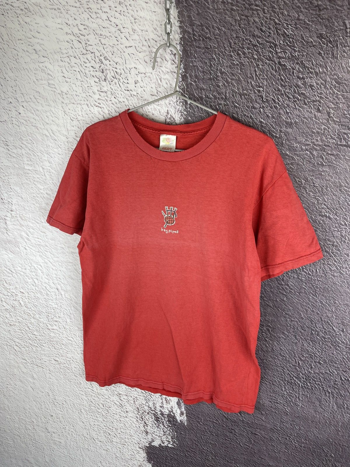 Vintage FOTL vintage 90s BAG pipes skateboard center logo tee Size US M / EU 48-50 / 2 - 2 Thumbnail