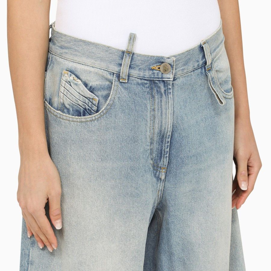 The Attico o1d2blof1024 Jeans With Cut Out in Light Blue Size 27" / US 4 / IT 40 - 5 Thumbnail