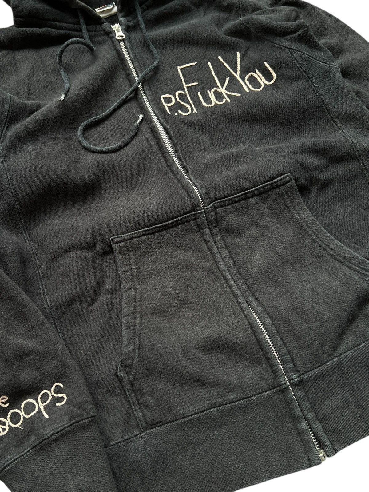 Vintage 2000s Whoops Zip Hoodie Size M / US 6-8 / IT 42-44 - 3 Thumbnail