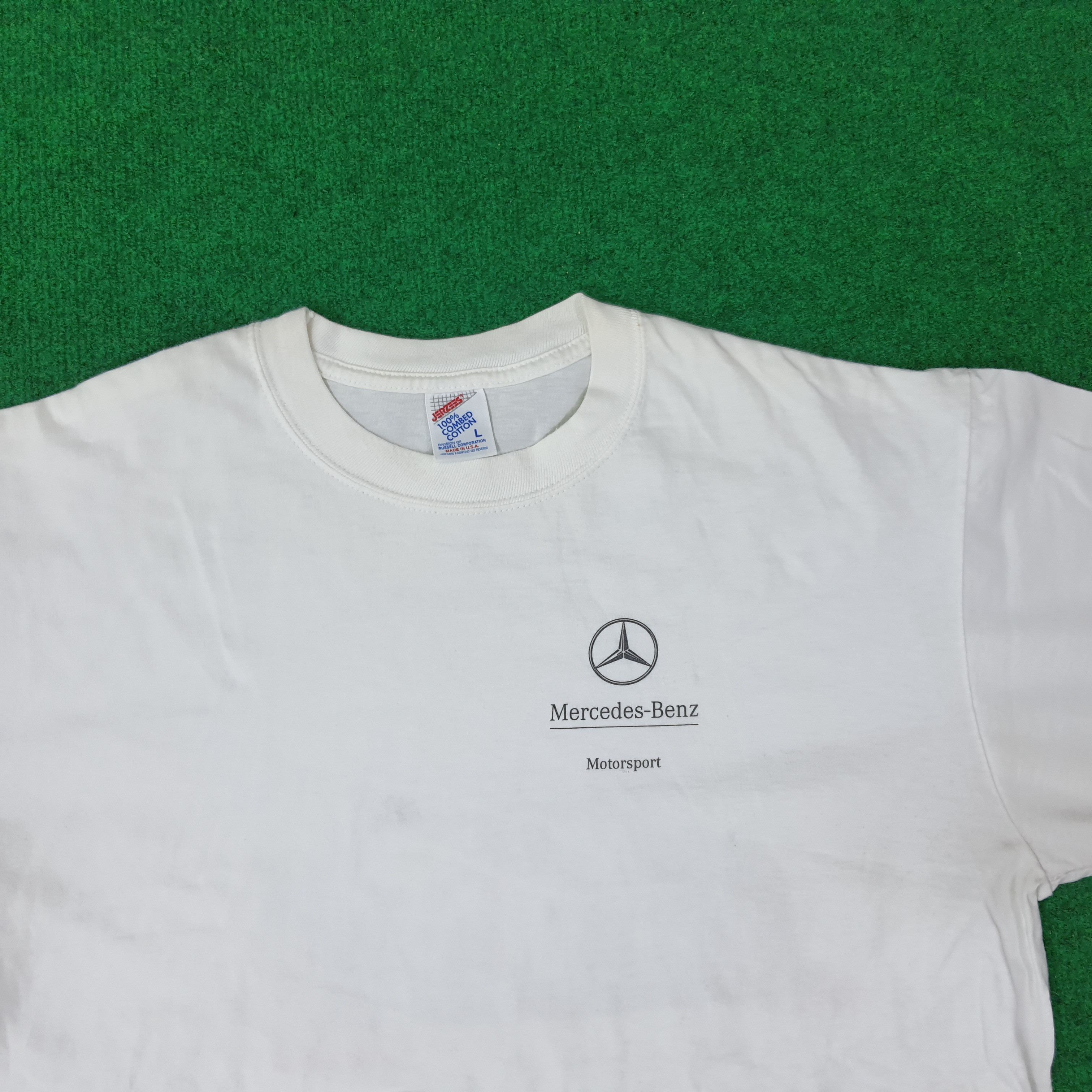 Mercedes-Benz Vintage Mercedes Benz F1 Racing Tshirt C259N34 Size US L / EU 52-54 / 3 - 4 Thumbnail