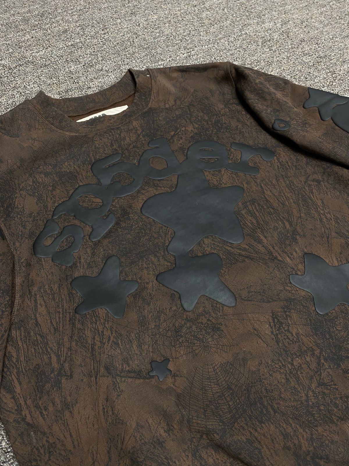 Sp5der Sp5der beluga real tree camo crewneck sweatshirt Size US M / EU 48-50 / 2 - 2 Thumbnail