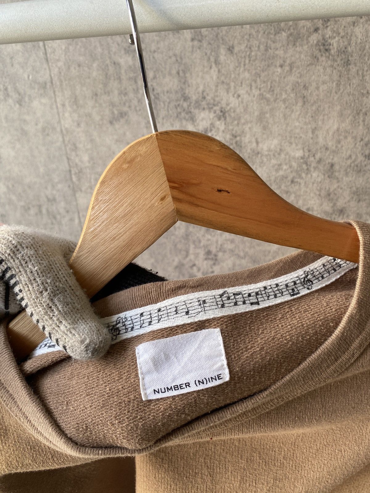 Number (N)ine Number (N)ine Japan Basic Logo Distressed Sweatshirt Size US M / EU 48-50 / 2 - 12 Thumbnail