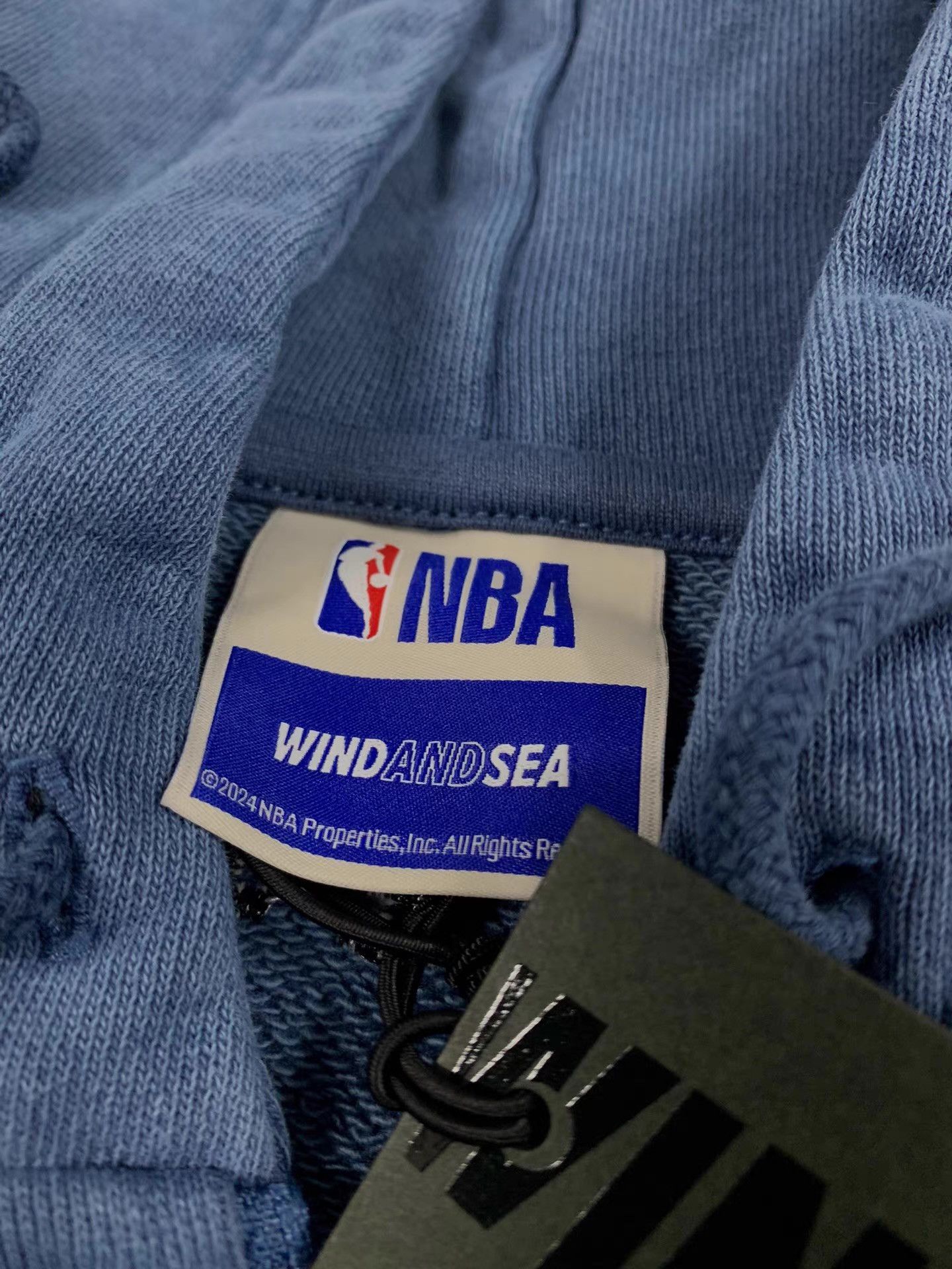 NBA WDS-NBA Heavyweight Denim Dark Blue Sweatshirt Ｑ22 Size US XL / EU 56 / 4 - 8 Thumbnail