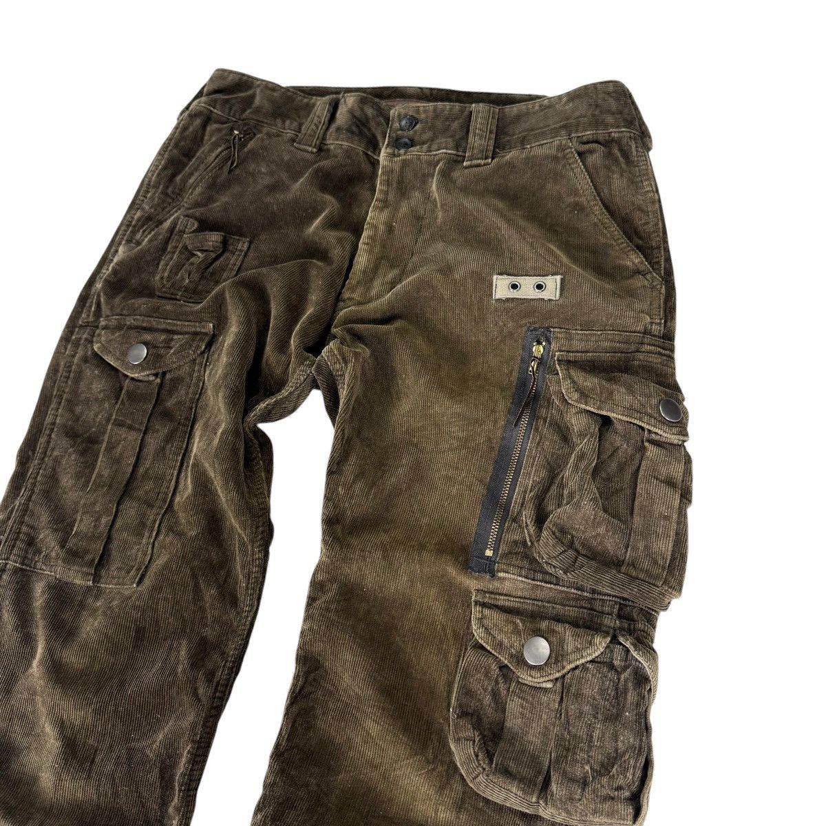 Journal Standard 🌟JOIURNAL STANDARD CORDUROY CARGO TACTICAL PANTS Size US 32 / EU 48 - 3 Thumbnail