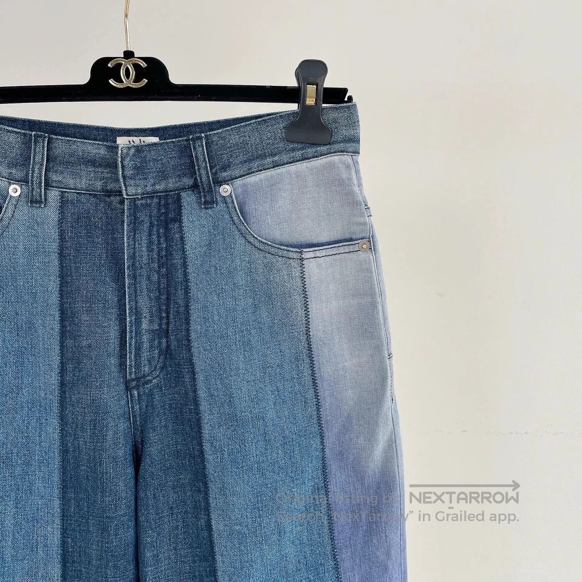 Dior Dior Color-Blocked Jeans. Size 39" - 4 Thumbnail
