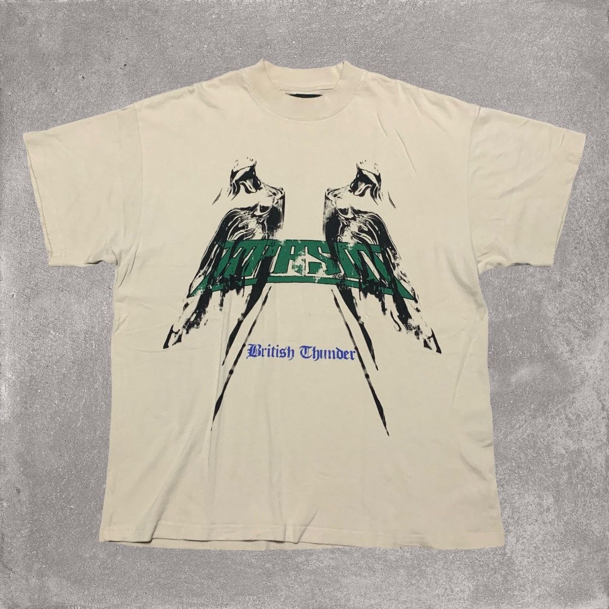 Represent Clo. Represent Small British Thunder Vintage White Tee Size US S / EU 44-46 / 1 - 1 Thumbnail