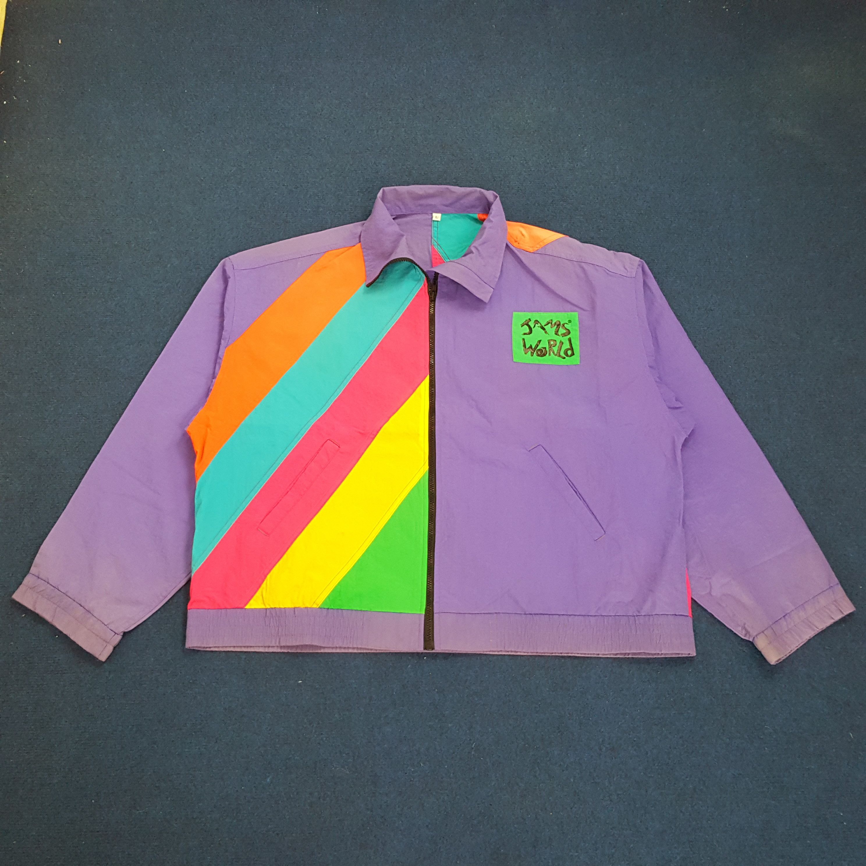 Jams World × Vintage Vintage Jams World Zipper Windbreaker Jacket Size US XXL / EU 58 / 5 - 1 Thumbnail